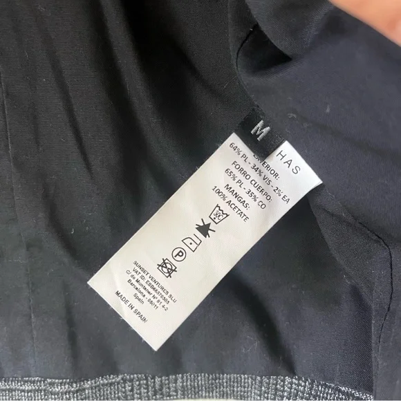 Alohas Itinerary Cropped Check Print Structured Blazer - Picture 3 of 7